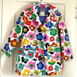 Mini Boden Beautiful Colorful Floral Coat 11-12yr